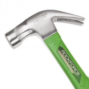 569 р. Молоток гвоздодер 0.450кг фибергласовая ручка ROCKFORCE ROCKFORCE rf-t7016  с доставкой в г. Кемерово. Увеличить фотографию 2