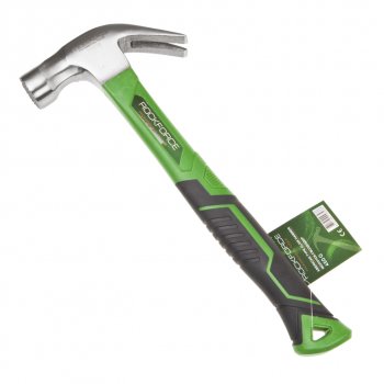 569 р. Молоток гвоздодер 0.450кг фибергласовая ручка ROCKFORCE ROCKFORCE rf-t7016  с доставкой в г. Кемерово. Увеличить фотографию 1