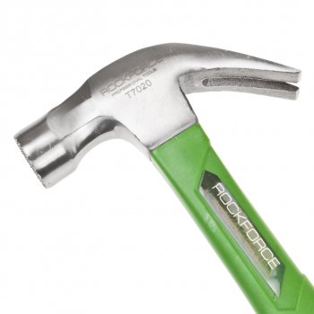 699 р. Молоток гвоздодер 0.560кг фибергласовая ручка ROCKFORCE ROCKFORCE rf-t7020  с доставкой в г. Кемерово. Увеличить фотографию 2
