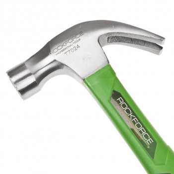 659 р. Молоток гвоздодер 0.680кг фибергласовая ручка ROCKFORCE ROCKFORCE rf-t7024  с доставкой в г. Кемерово. Увеличить фотографию 2
