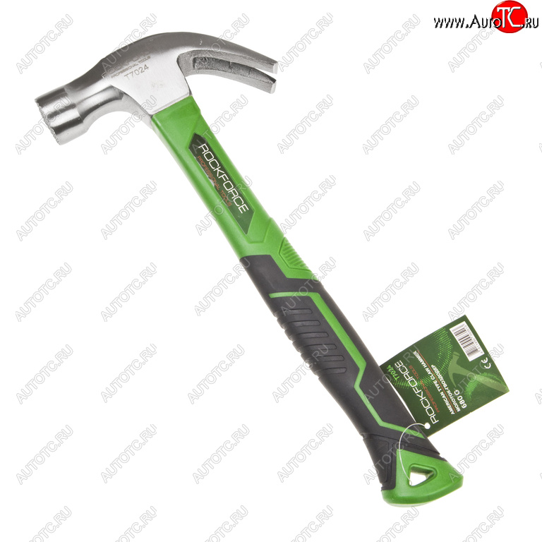 659 р. Молоток гвоздодер 0.680кг фибергласовая ручка ROCKFORCE ROCKFORCE rf-t7024  с доставкой в г. Кемерово