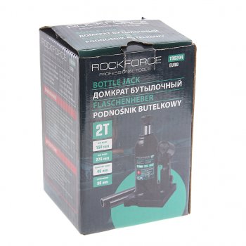1 999 р. Домкрат бутылочный 2т 150-278мм с клапаном ROCKFORCE ROCKFORCE rf-t90204euro  с доставкой в г. Кемерово. Увеличить фотографию 3
