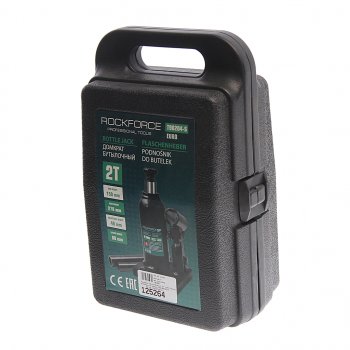 2 559 р. Домкрат бутылочный 2т 150-278мм с клапаном в кейсе ROCKFORCE ROCKFORCE rf-t90204s-euro  с доставкой в г. Кемерово. Увеличить фотографию 3