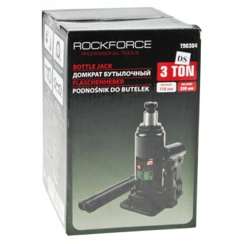 1 679 р. Домкрат бутылочный 3т 170-330мм с клапаном ROCKFORCE ROCKFORCE rf-t90304(ds) ROCKFORCE rf-t90304(ds)  с доставкой в г. Кемерово. Увеличить фотографию 3