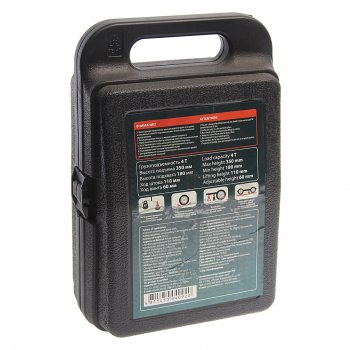 2 889 р. Домкрат бутылочный 4т 180-350мм с клапаном в кейсе ROCKFORCE ROCKFORCE rf-t90404seuro  с доставкой в г. Кемерово. Увеличить фотографию 3