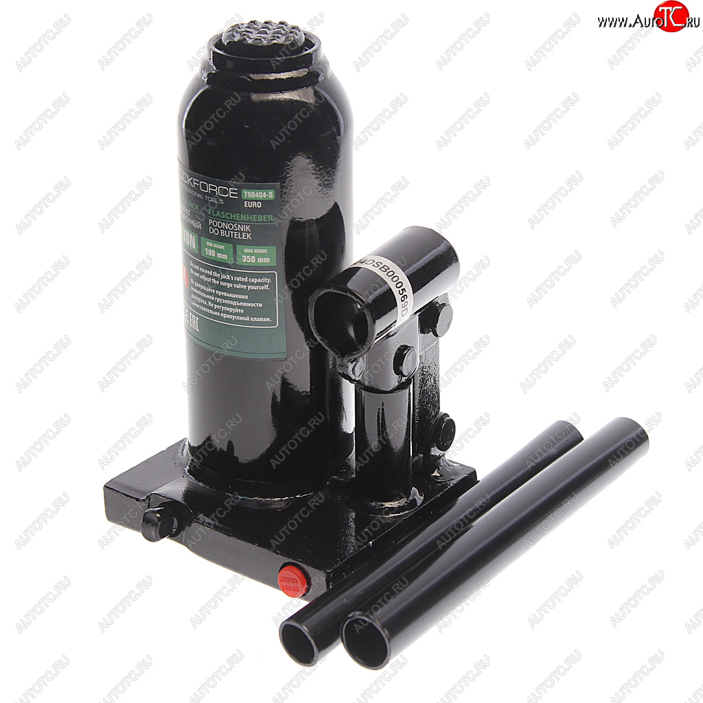2 889 р. Домкрат бутылочный 4т 180-350мм с клапаном в кейсе ROCKFORCE ROCKFORCE rf-t90404seuro  с доставкой в г. Кемерово