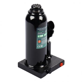 2 499 р. Домкрат бутылочный 5т 185-360мм с клапаном ROCKFORCE ROCKFORCE rf-t90504euro  с доставкой в г. Кемерово. Увеличить фотографию 3