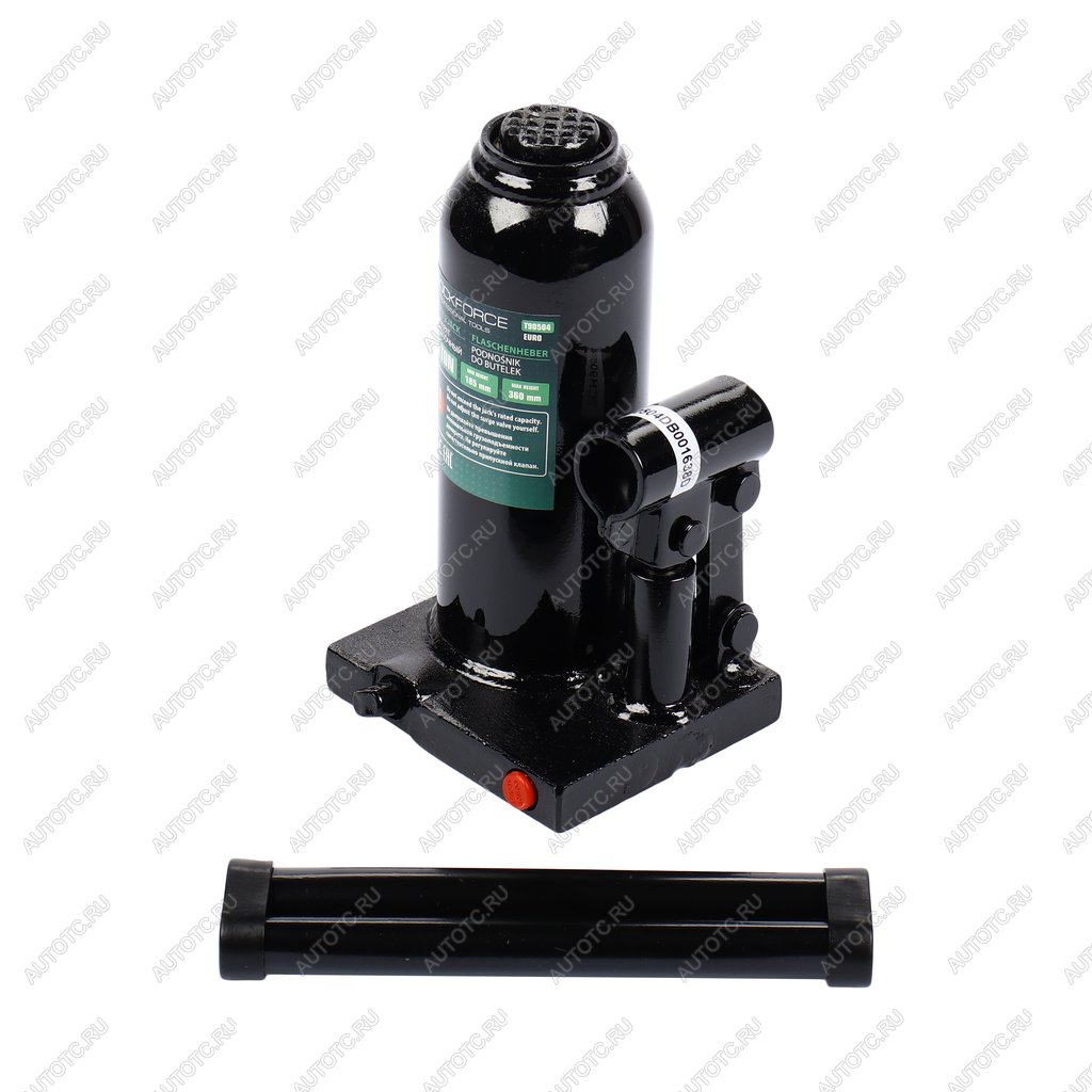 2 499 р. Домкрат бутылочный 5т 185-360мм с клапаном ROCKFORCE ROCKFORCE rf-t90504euro  с доставкой в г. Кемерово