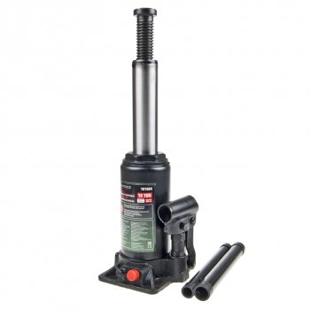 3 199 р. Домкрат бутылочный 10т 200-385мм с клапаном ROCKFORCE ROCKFORCE rf-t91004(ds)  с доставкой в г. Кемерово. Увеличить фотографию 2