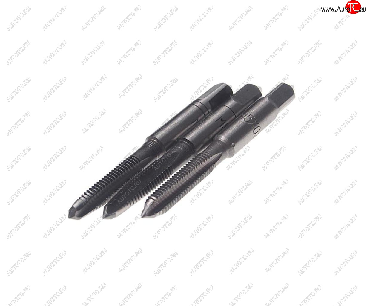 209 р. Метчик М05x0.8мм комплект 3шт. в пластиковом футляре ROCKFORCE ROCKFORCE rf-tap05080  с доставкой в г. Кемерово