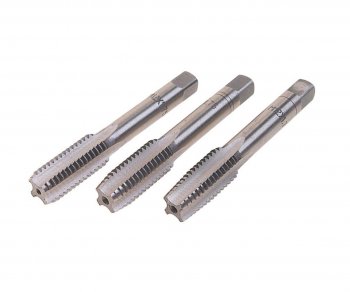 349 р. Метчик М12x1.75мм комплект 3шт. в пластиковом футляре ROCKFORCE ROCKFORCE rf-tap12175  с доставкой в г. Кемерово. Увеличить фотографию 1