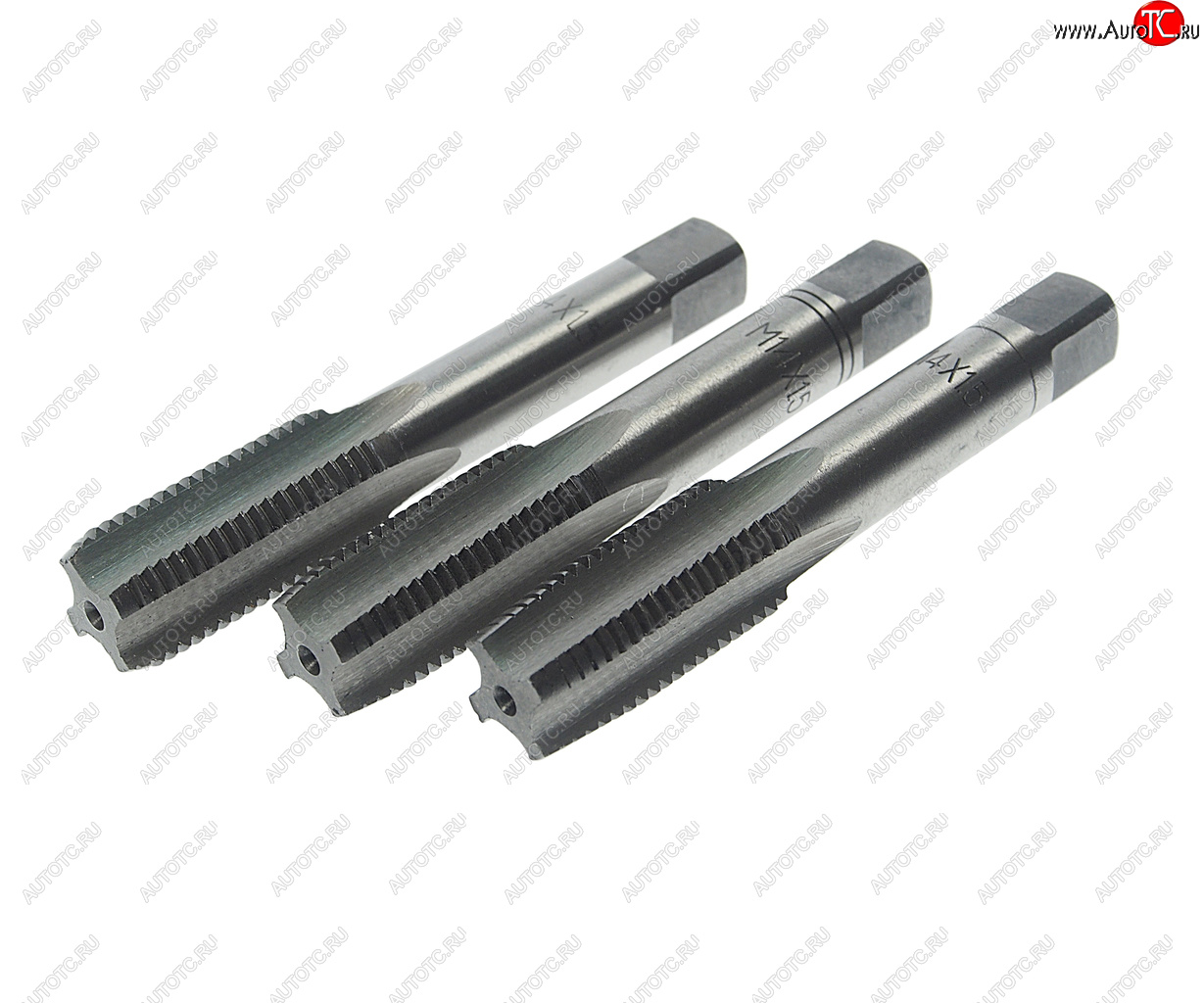 429 р. Метчик М14x1.5мм комплект 3шт. в пластиковом футляре ROCKFORCE ROCKFORCE rf-tap14150 ROCKFORCE rf-tap14150  с доставкой в г. Кемерово