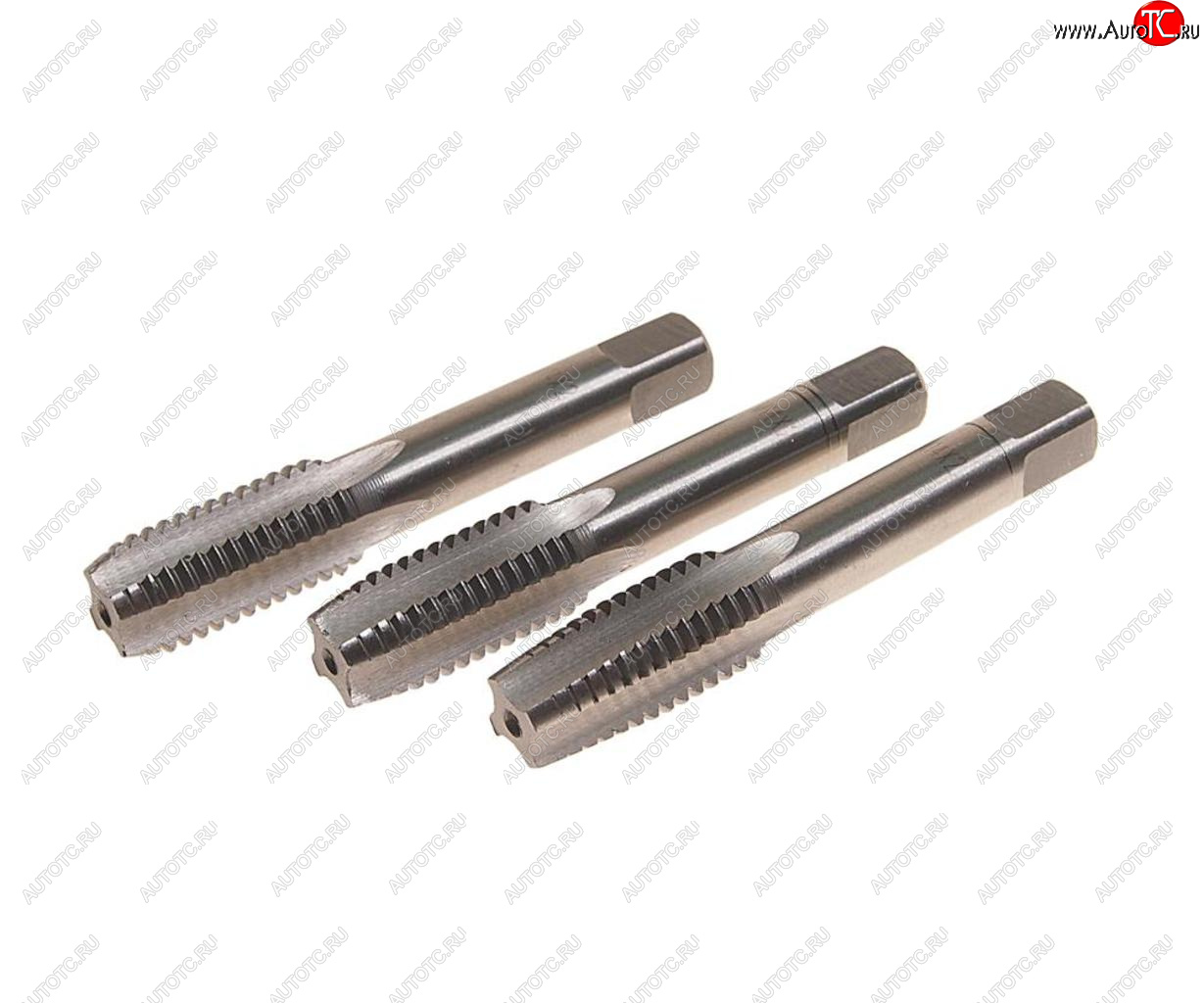 529 р. Метчик М14x2.0мм комплект 3шт. в пластиковом футляре ROCKFORCE ROCKFORCE rf-tap14200  с доставкой в г. Кемерово