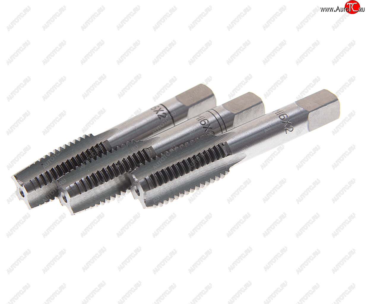 1 039 р. Метчик М16x2.0мм комплект 3шт. в пластиковом футляре ROCKFORCE ROCKFORCE rf-tap16x2  с доставкой в г. Кемерово