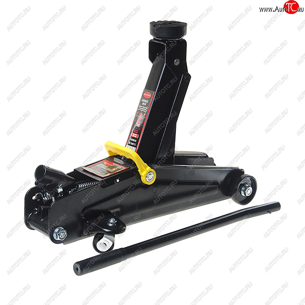 5 999 р. Домкрат подкатной 2т 135-385мм с резиновой накладкой ROCKFORCE ROCKFORCE rf-th22001cb  с доставкой в г. Кемерово