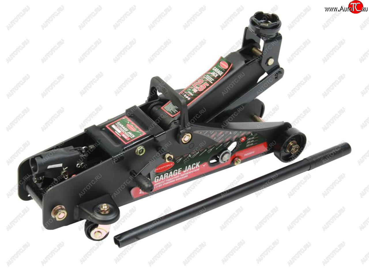 8 799 р. Домкрат подкатной 2.5т 140-387мм с фиксацией в кейсе ROCKFORCE ROCKFORCE rf-th22501c  с доставкой в г. Кемерово