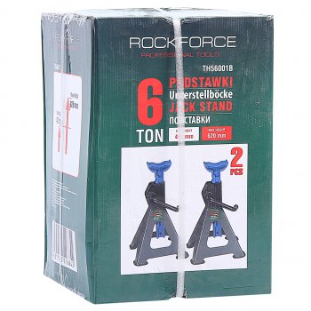 6 499 р. Стойка ремонтная 6т h=400-620мм 2шт. ROCKFORCE ROCKFORCE rf-th56001b  с доставкой в г. Кемерово. Увеличить фотографию 4