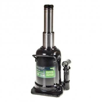 9 349 р. Домкрат бутылочный 10т 210-520мм 2-х плунжерный ROCKFORCE ROCKFORCE rf-th810001big  с доставкой в г. Кемерово. Увеличить фотографию 2
