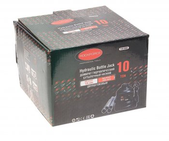 7 199 р. Домкрат бутылочный 10т 125-215мм 2-х плунжерный ROCKFORCE ROCKFORCE rf-th810002  с доставкой в г. Кемерово. Увеличить фотографию 3