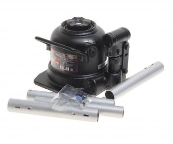 7 199 р. Домкрат бутылочный 10т 125-215мм 2-х плунжерный ROCKFORCE ROCKFORCE rf-th810002  с доставкой в г. Кемерово. Увеличить фотографию 1