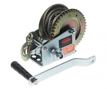 3 199 р. Лебедка барабанная 0.45т L=10м тросовая ROCKFORCE ROCKFORCE rf-trt1101c  с доставкой в г. Кемерово. Увеличить фотографию 1