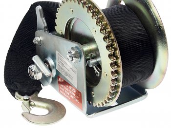 3 489 р. Лебедка барабанная 0.45т L=10м ленточная ROCKFORCE ROCKFORCE rf-trt1101s  с доставкой в г. Кемерово. Увеличить фотографию 4