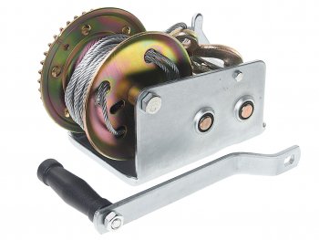 5 199 р. Лебедка барабанная 0.90т L=10м тросовая ROCKFORCE ROCKFORCE rf-trt1201c  с доставкой в г. Кемерово. Увеличить фотографию 2