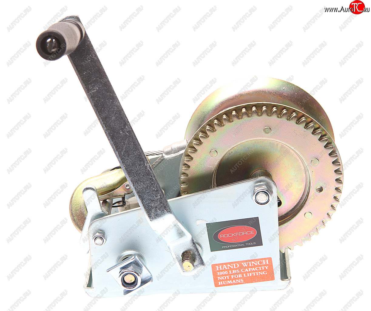 5 349 р. Лебедка барабанная 1.3т L=10м тросовая ROCKFORCE ROCKFORCE rf-trt1301c  с доставкой в г. Кемерово