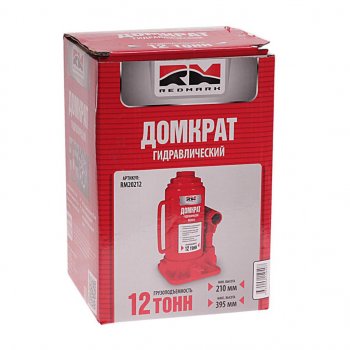 2 799 р. Домкрат бутылочный 12т 210-395мм REDMARK REDMARK rm20212  с доставкой в г. Кемерово. Увеличить фотографию 2