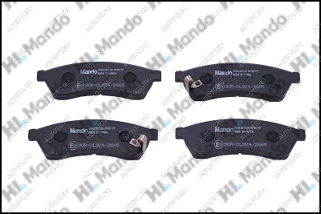 889 р. Колодки тормозные CHEVROLET Epica (05-),Evanda (02-),Magnus (99-) задние (4шт.) MANDO MANDO rmpd26 MANDO rmpd26  с доставкой в г. Кемерово
