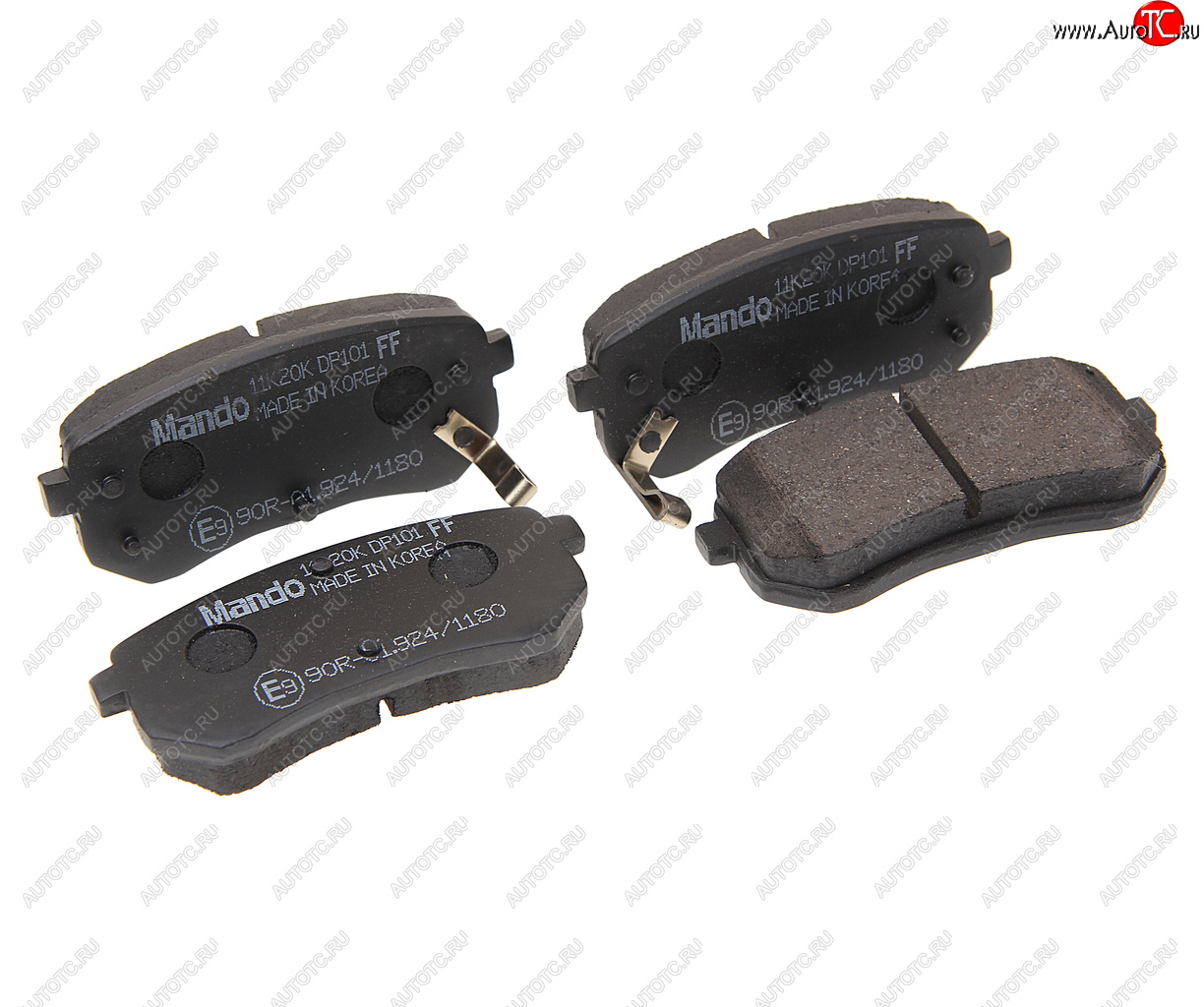 489 р. Колодки тормозные HYUNDAI i10 KIA Picanto (04-) задние (4шт.) MANDO MANDO rmpk30  с доставкой в г. Кемерово