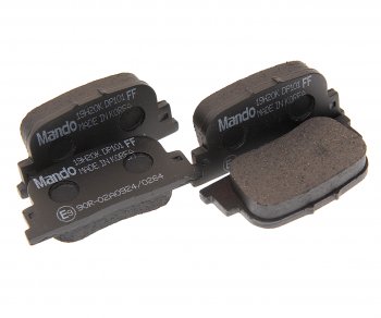 519 р. Колодки тормозные TOYOTA Camry,Corolla (01-01) (1.8 VVTi) задние (4шт.) MANDO MANDO rmpt16 MANDO rmpt16  с доставкой в г. Кемерово. Увеличить фотографию 1