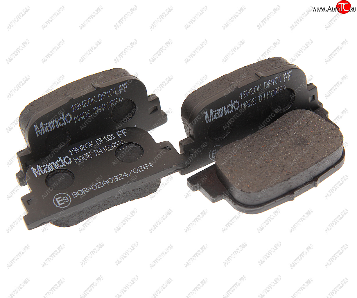 519 р. Колодки тормозные TOYOTA Camry,Corolla (01-01) (1.8 VVTi) задние (4шт.) MANDO MANDO rmpt16 MANDO rmpt16  с доставкой в г. Кемерово