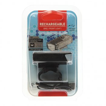 899 р. Фонарь велосипедный передний USB кабель с аккумулятором 800mAh Super Led NO NAME rpl-2255  с доставкой в г. Кемерово. Увеличить фотографию 1