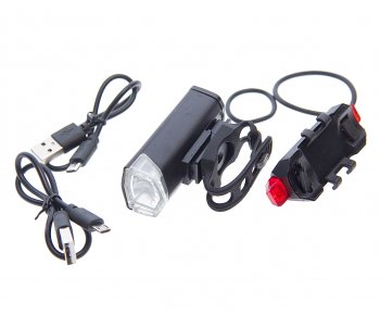 999 р. Фонарь велосипедный набор USB кабель с аккумулятором 480mAh Led NO NAME rpl-2255dc-918  с доставкой в г. Кемерово. Увеличить фотографию 2