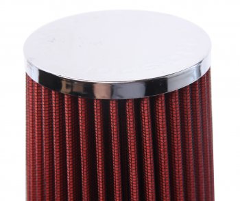 1 379 р. Фильтр воздушный PRO SPORT компакт угловой красный хром d=70 PRO SPORT rs-00769  с доставкой в г. Кемерово. Увеличить фотографию 3