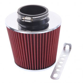 1 299 р. Фильтр воздушный PRO SPORT FLOW красный хром d=70 PRO SPORT rs-03601  с доставкой в г. Кемерово. Увеличить фотографию 2