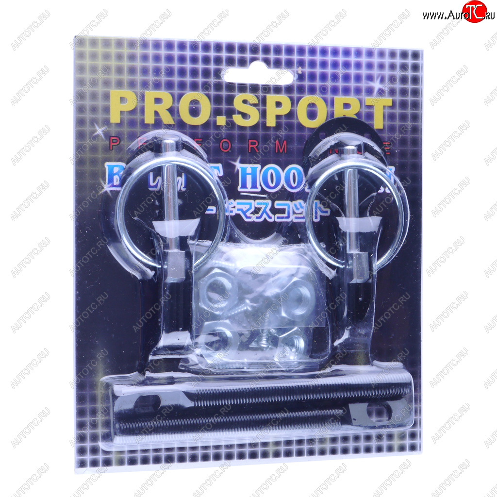549 р. Замок капота PRO SPORT черный комплект PRO SPORT rs-08302  с доставкой в г. Кемерово