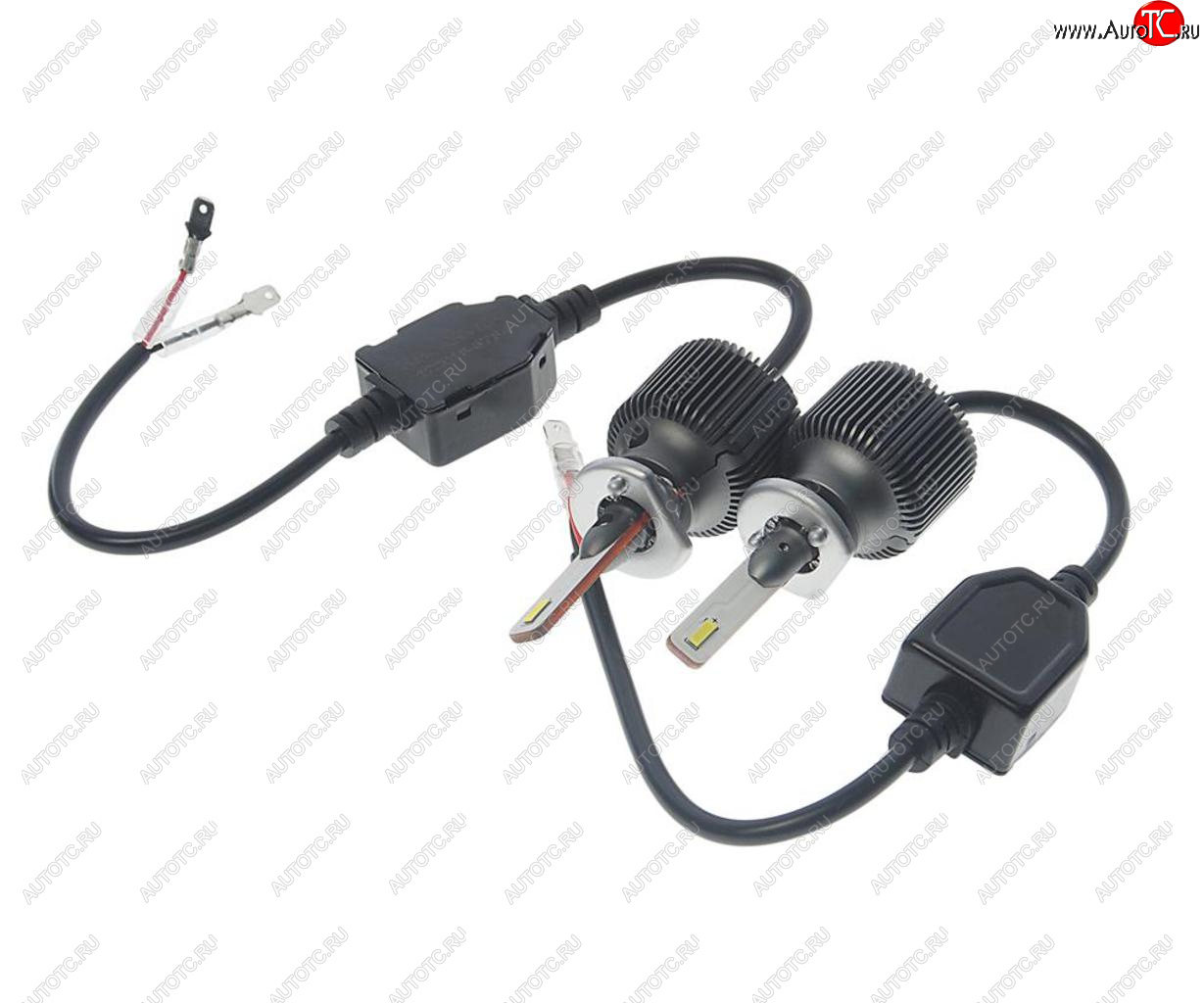 2 799 р. Лампа светодиодная 12V H1 P14.5s 5000Lm (2шт.) Type R RECARVER RECARVER rtrled50h1-2  с доставкой в г. Кемерово