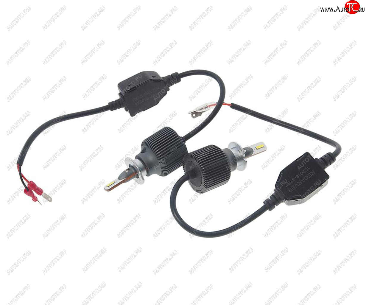 2 699 р. Лампа светодиодная 12V H3 PK22s 5000Lm (2шт.) Type R RECARVER RECARVER rtrled50h3-2 RECARVER rtrled50h3-2  с доставкой в г. Кемерово