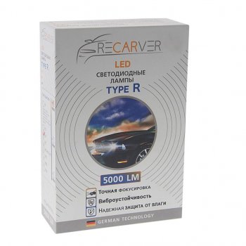 3 399 р. Лампа светодиодная 12V H4 P43t-38 5000Lm (2шт.) Type R RECARVER RECARVER rtrled50h4-2  с доставкой в г. Кемерово. Увеличить фотографию 3