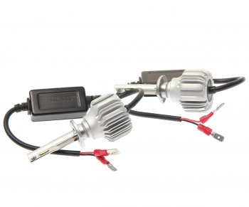2 199 р. Лампа светодиодная 12V H1 P14.5s 4500Lm (2шт.) Type X5 OMEGALIGHT OMEGALIGHT rtx5led70h1-2  с доставкой в г. Кемерово. Увеличить фотографию 2