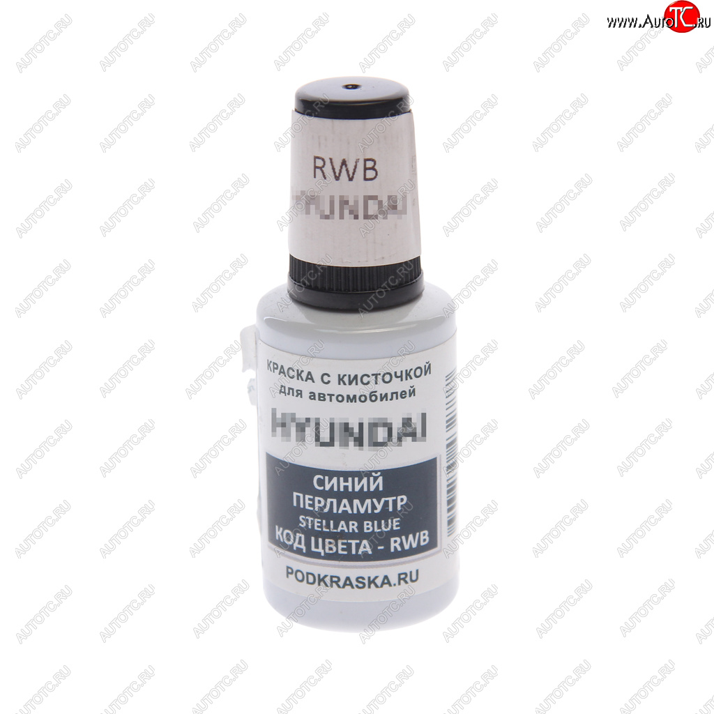 379 р. Краска с кистью 20мл HYUNDAI KIA RWB PODKRASKA PODKRASKA rwb  с доставкой в г. Кемерово