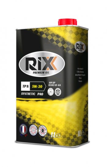 989 р. Масло моторное TP N SP/GF-6A 5W30 синт.1л RIXX RIXX rx0006tpn RIXX rx0006tpn  с доставкой в г. Кемерово. Увеличить фотографию 1