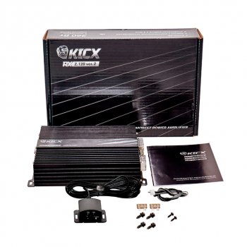 8 399 р. Усилитель автомобильный 2х120Вт KICX KICX rx 2.120  с доставкой в г. Кемерово. Увеличить фотографию 7