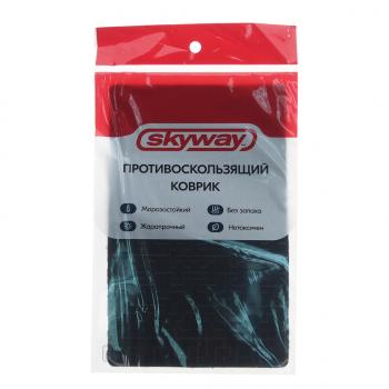 174 р. Коврик на панель приборов противоскользящий 19х12см черный SKYWAY SKYWAY s00401031  с доставкой в г. Кемерово. Увеличить фотографию 1