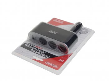 519 р. Разветвитель прикуривателя 3-х гнездовой 12V 1USB SKYWAY SKYWAY s02301006  с доставкой в г. Кемерово. Увеличить фотографию 1