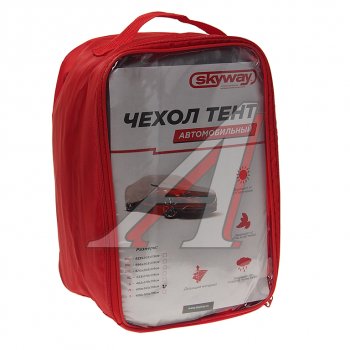 3 499 р. Тент на автомобиль (M) 430х165х119см SKYWAY SKYWAY s04401002  с доставкой в г. Кемерово. Увеличить фотографию 1