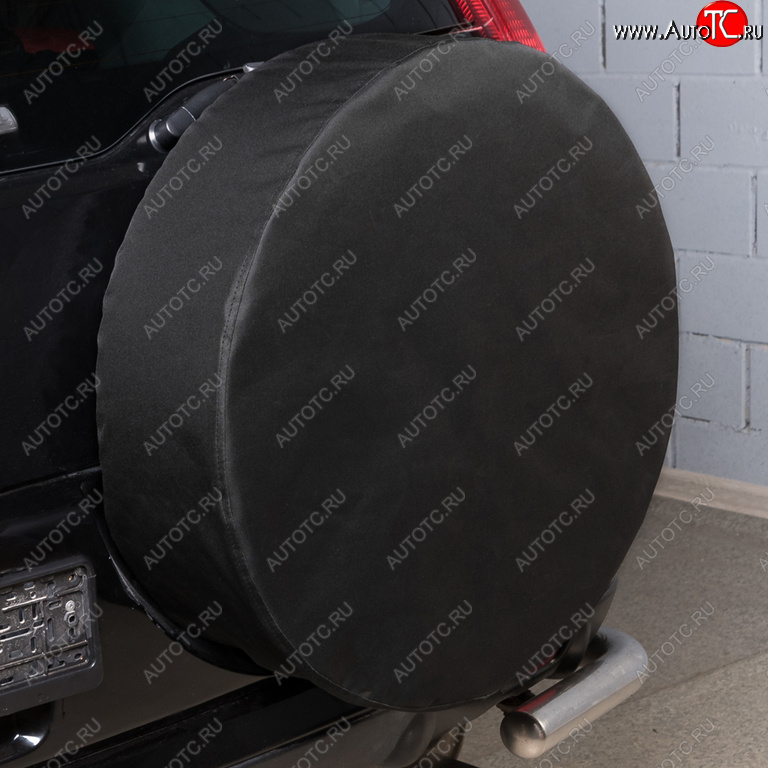 1 089 р. Чехол на запасное колесо R-16,17 d=77см оксфорд черный SKYWAY SKYWAY s06301064  с доставкой в г. Кемерово