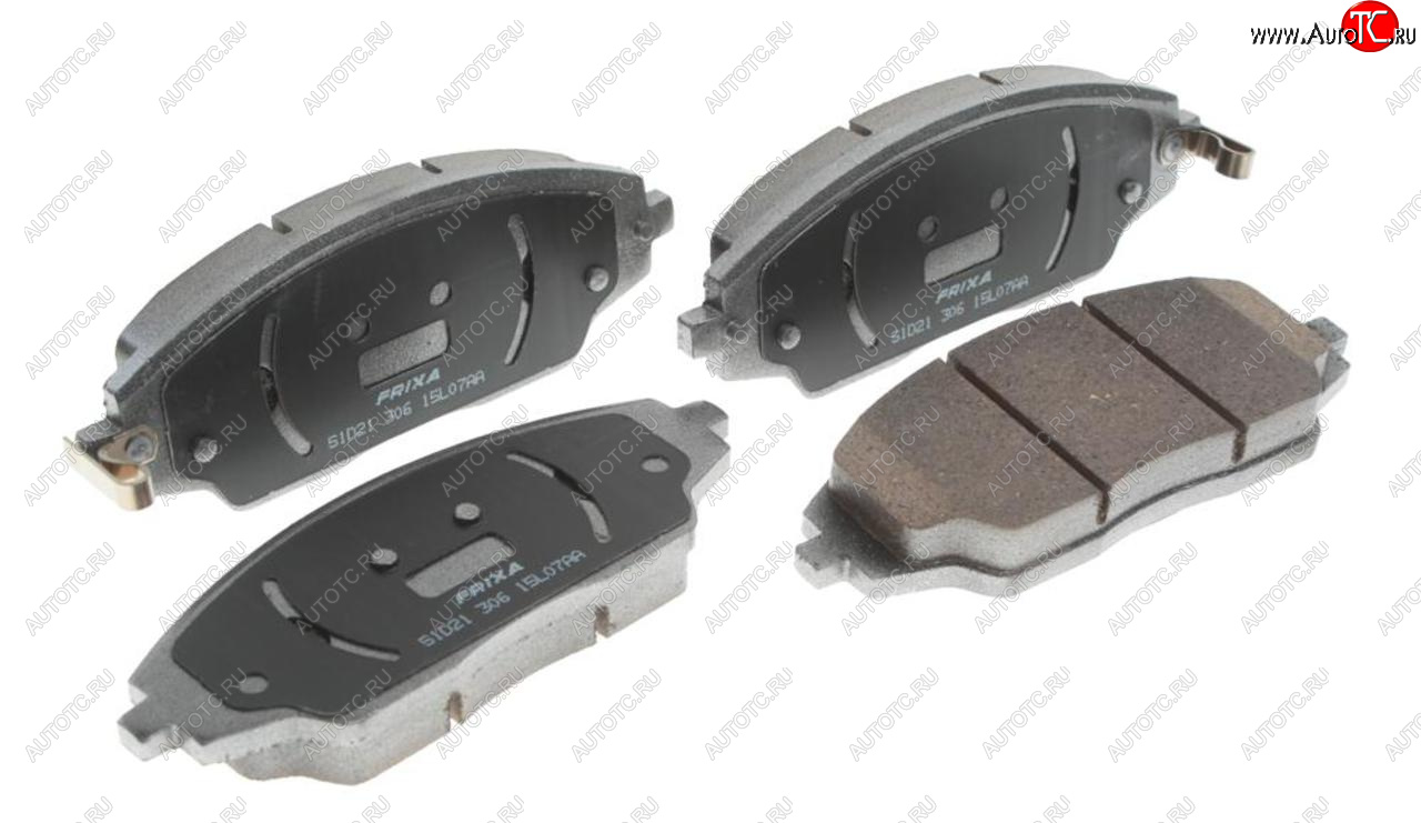 1 369 р. Колодки тормозные передние с АБС (4шт.) HANKOOK FRIXA Chevrolet Cobalt седан дорестайлинг (2011-2016)  с доставкой в г. Кемерово